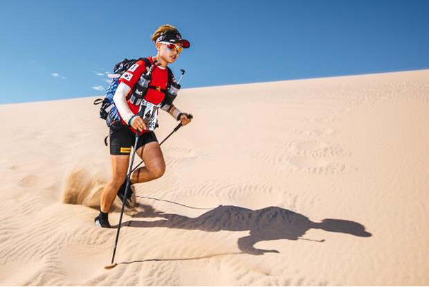 장애어린이를 위해 사하라 사막 마라톤을 완주한 김채울 씨.