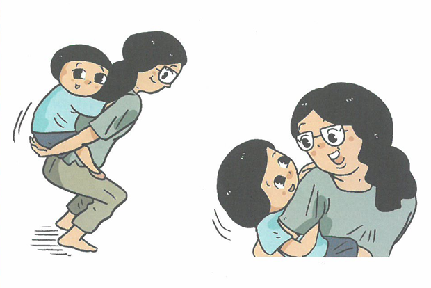부모와 자녀가 함께하는 모-아애착증진프로그램을 설명하는 그림