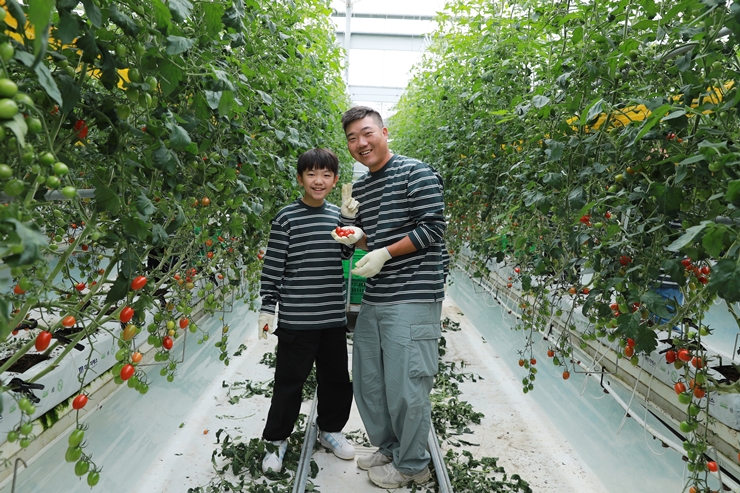 이기상 프로는 자녀와 함께 3번째 봉사활동에 나섰다.