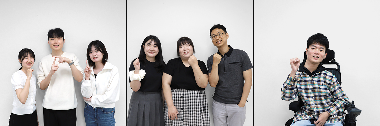 (왼쪽부터) 도전 트랙 선발팀 &lsquo;잇점&rsquo;, &lsquo;노디스트&rsquo;, &lsquo;에이블 어시스트랩&rsquo;