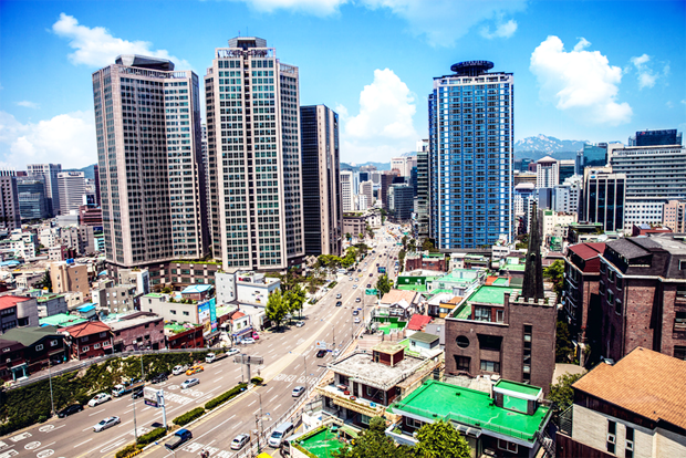 서울 도심의 모습