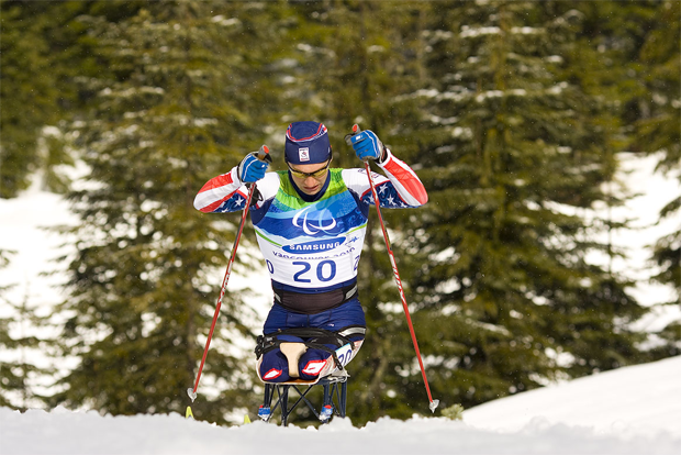 2010년 밴쿠버 동계패럴림픽 바이애슬론 경기에서 동메달을 딴 앤디 셀레(Andy Soule)